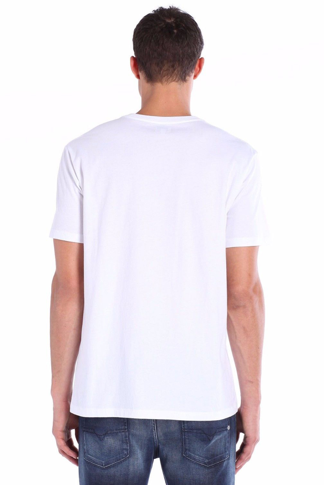 Tee-shirt blanc à manches courtes homme Diesel - Nitare