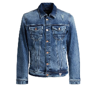 Veste en jean pour homme bleu denim Guess - M92n14