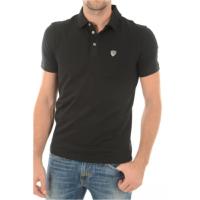 Polo Noir Stretch Noir Manches Courtes 6ypf81 Emporio Armani 