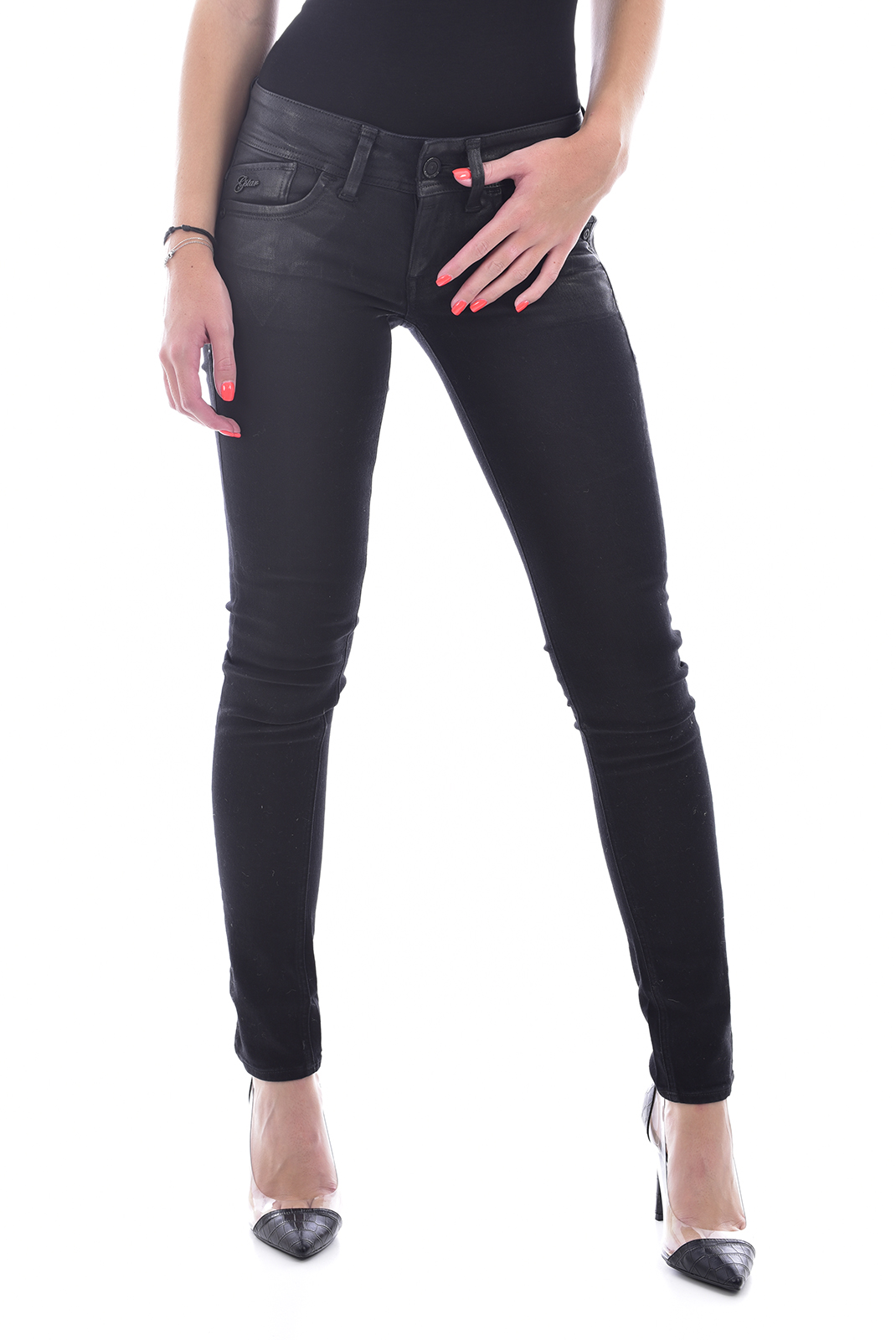  Jeans ciré noir skinny G-Star - 60367.6245.4947