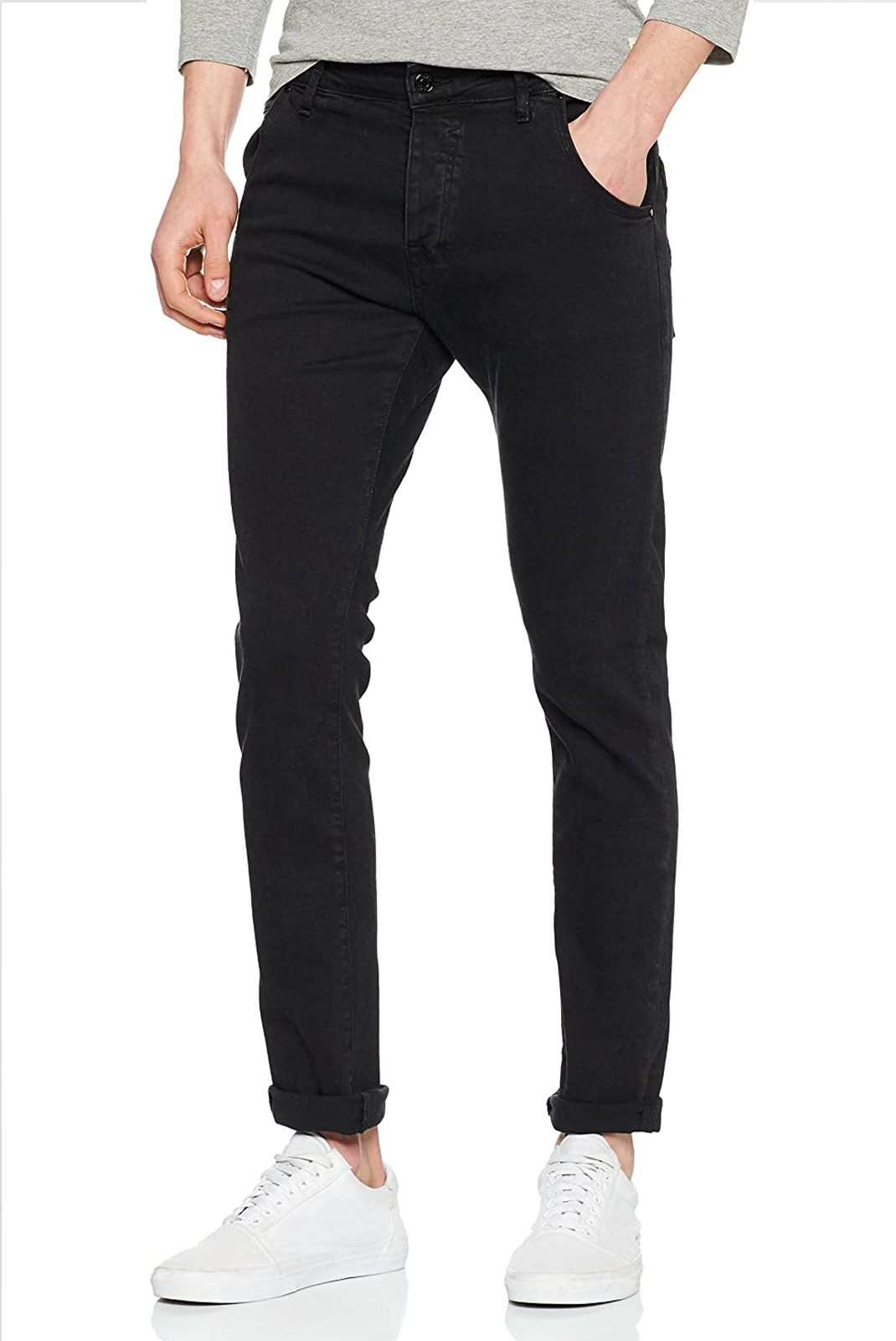 Jeans slim noir homme Guess - M81a05