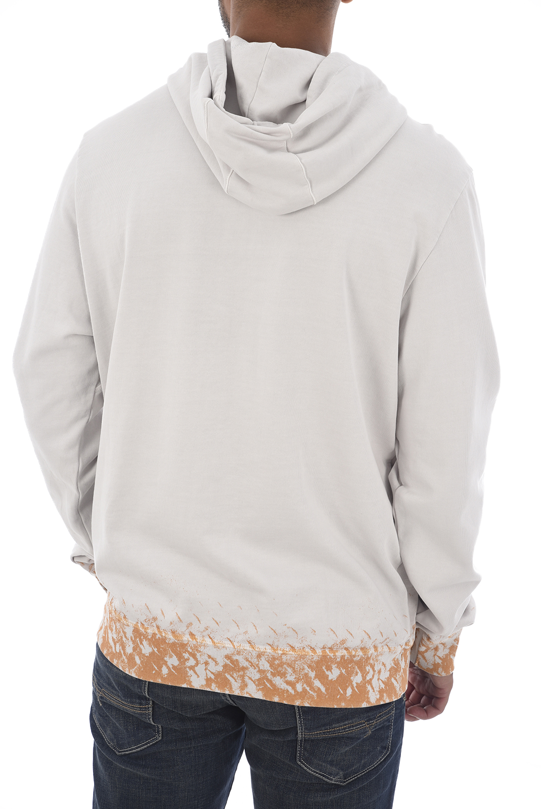 Meltin Pot Sweat Blanc Cassè À Capuche Fas