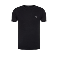 Tee-shirt noir manches courtes & col rond EA7 homme 211818