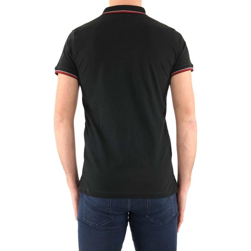 DIESEL POLO T-SKIN NOIR POUR HOMME 