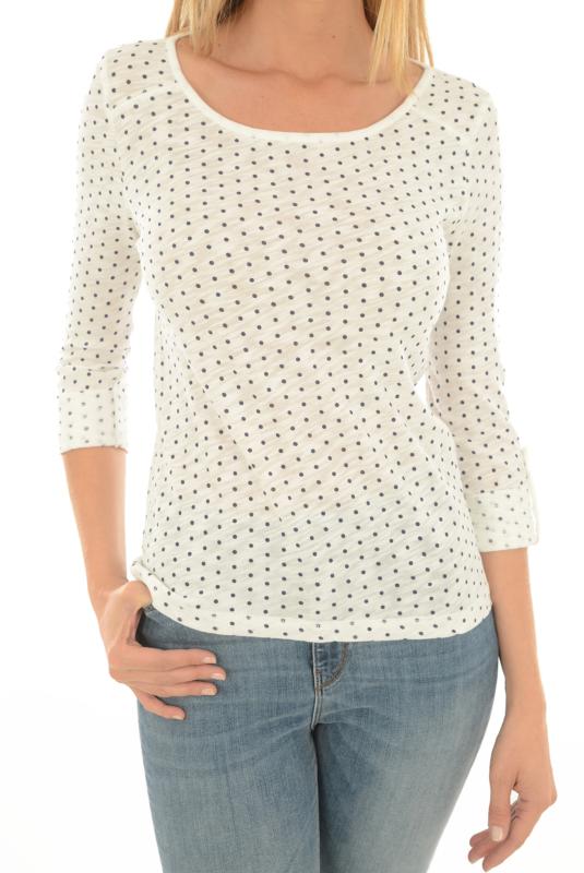 Only Tee-shirt Jess A Pois Femme 