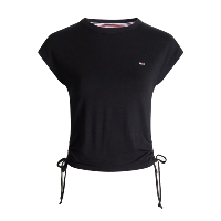 Tee-shirt noir femme Tommy Jeans - Dw0dw09776