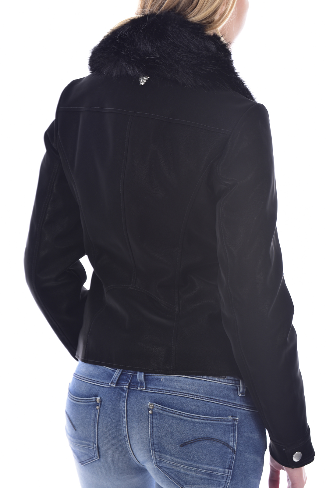 Blouson élégant noir femme - Guess W0bl90wdas0 