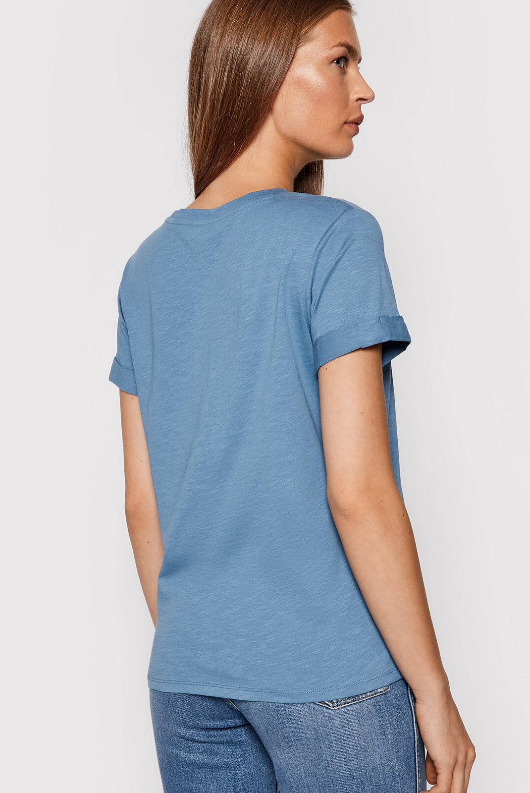 Tee-Shirt bleu regular fit W0gi69 - Guess Femme