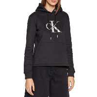 Sweat noir à capuche & coton bio Calvin Klein - J20j216951