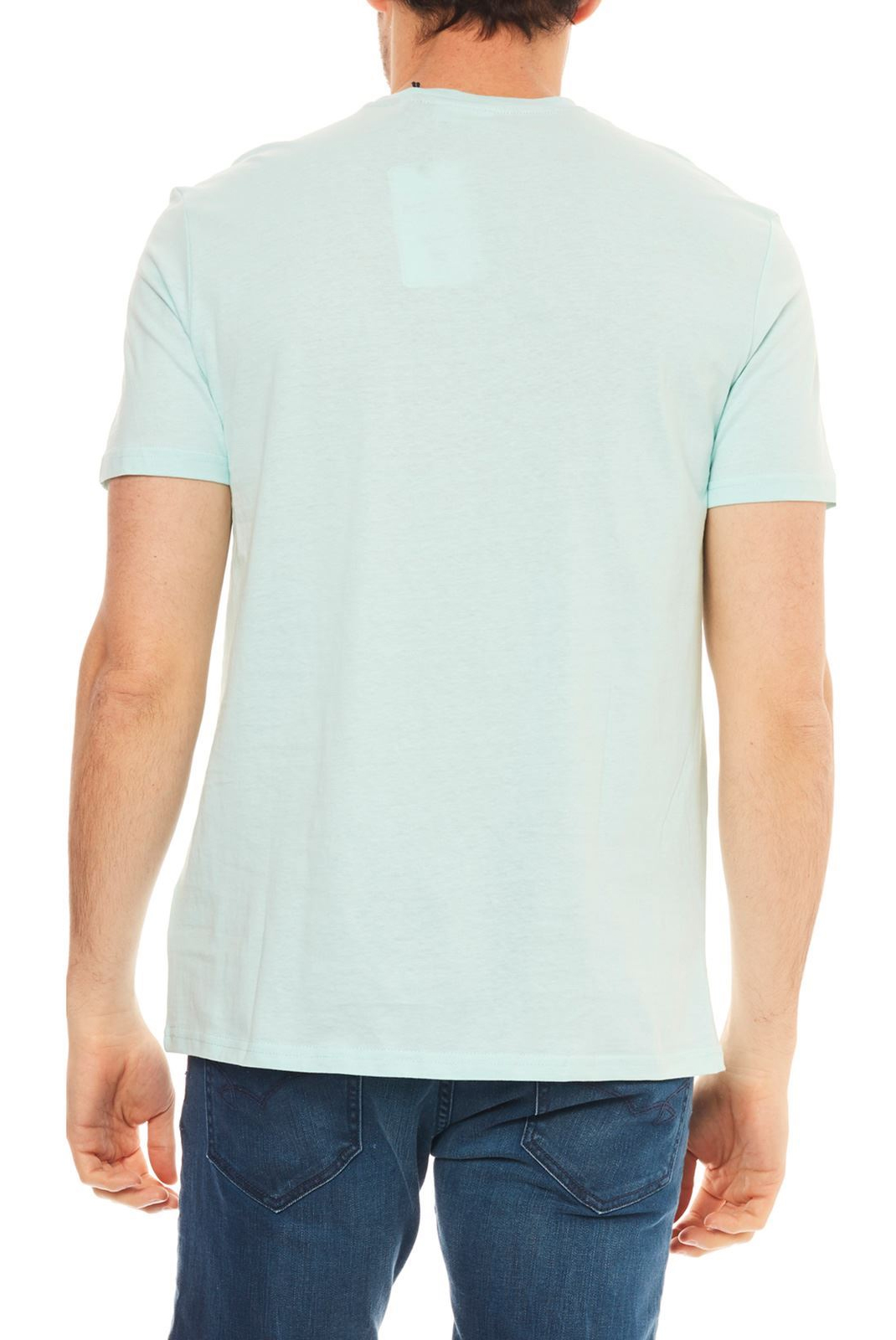 Kaporal Tee-shirt Bleu Parc À Manches Courtes