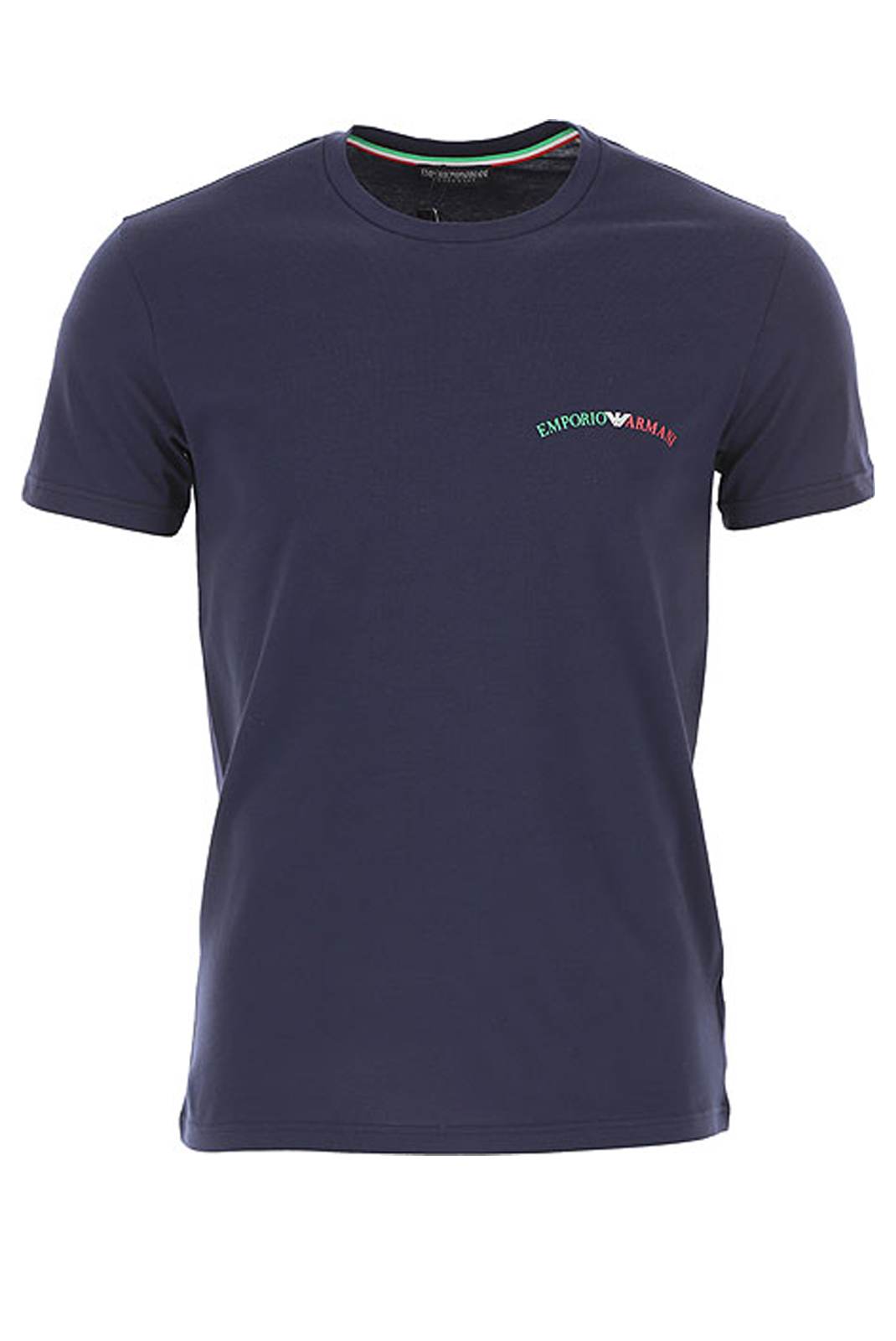 Tee-shirt bleu marine manches courtes Emporio Armani - 110853