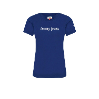 Tommy Jeans Tee-shirt Bleu En Coton Fin Essential Dw0dw06715