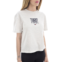 Tee-shirt gris à manches courtes Tommy Jeans - DW06721