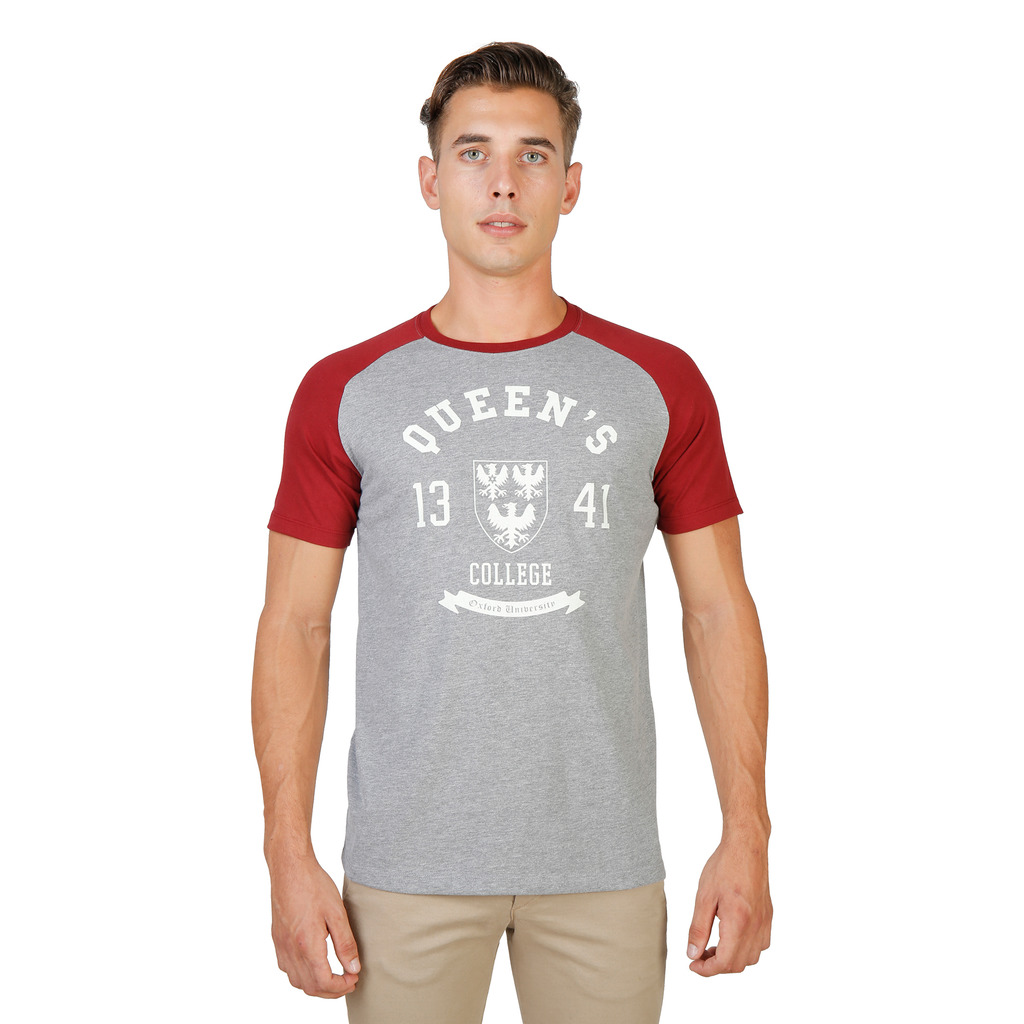 Tee-shirt gris coton intégral homme - Oxford Queens