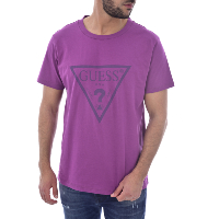 Guess Tee-shirt Violet À Manches Courtes Logo F92i00 Jr03d