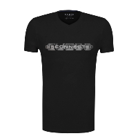 Tee-shirt noir à manches courtes - Guess homme M81i45 