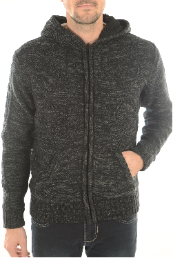 Gilet avec capuche chaud - Biaggio Homme