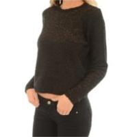 Only Pull Pailleté Noir Soft Cool Femme