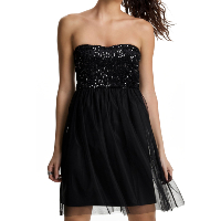 Robe bustier sexy à sequins Femme - Only