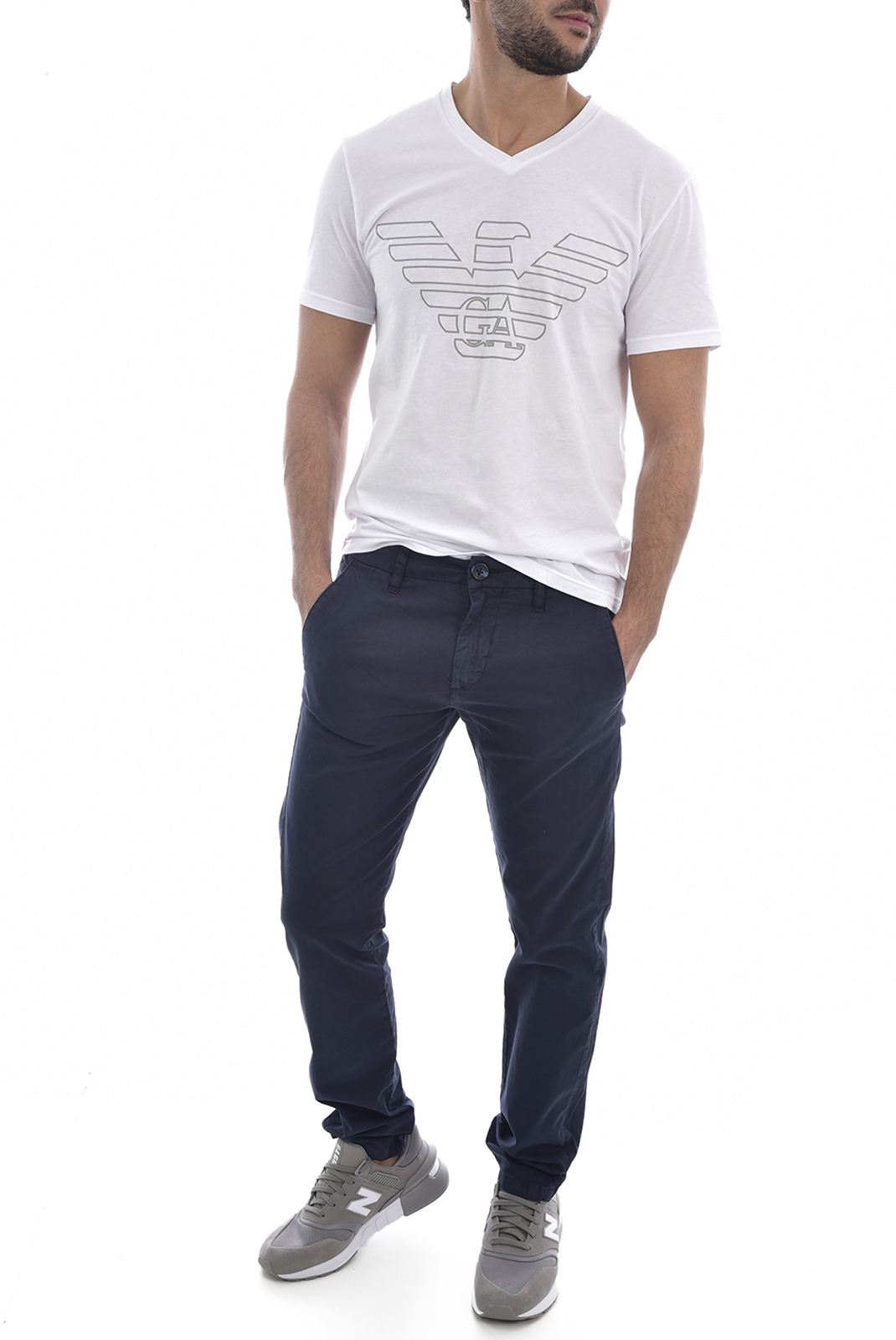 Emporio Armani Tee-shirt Blanc À Manches Courtes 111028 9a578