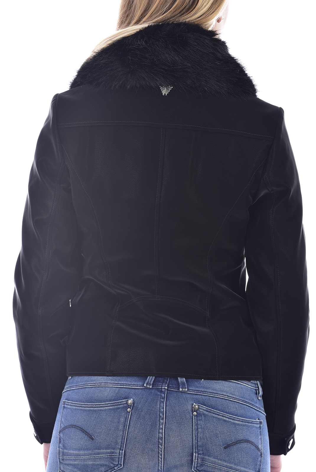 Blouson élégant noir femme - Guess W0bl90wdas0 