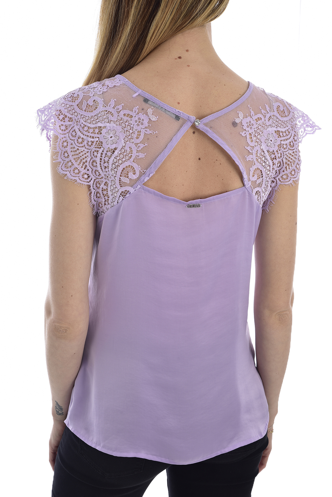 Top violet dentelle Guess - W0gh87