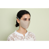 &#127467;&#127479; Bouclier - Masque Afnor (lastique Par La Tte) - Beige 