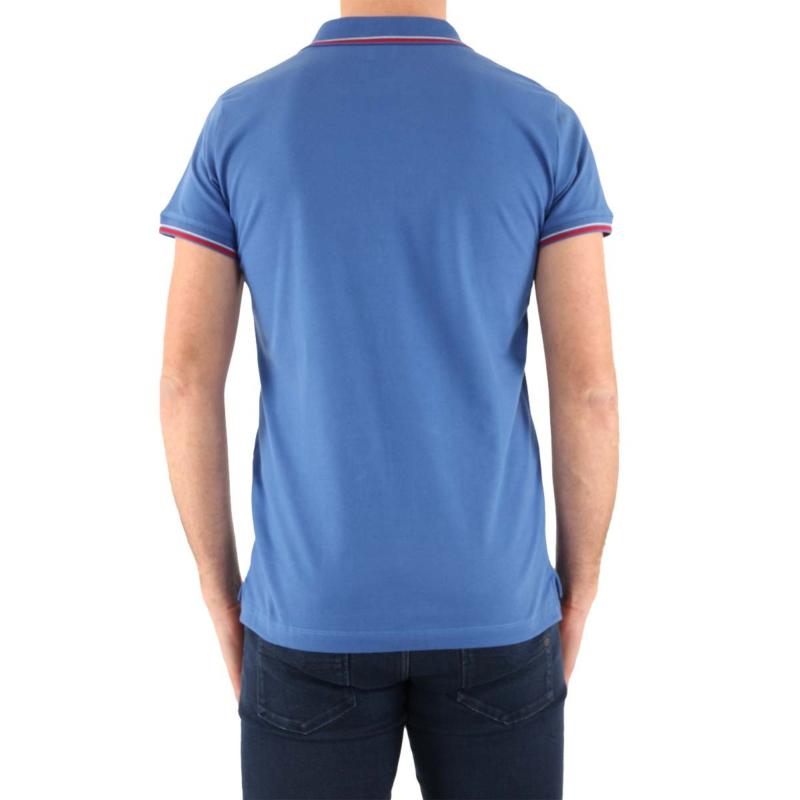 Polo bleu clair col liseré Diesel - T-skin Mxz