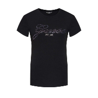 Tee-shirt noir strass  Guess - W1yi85 J1311