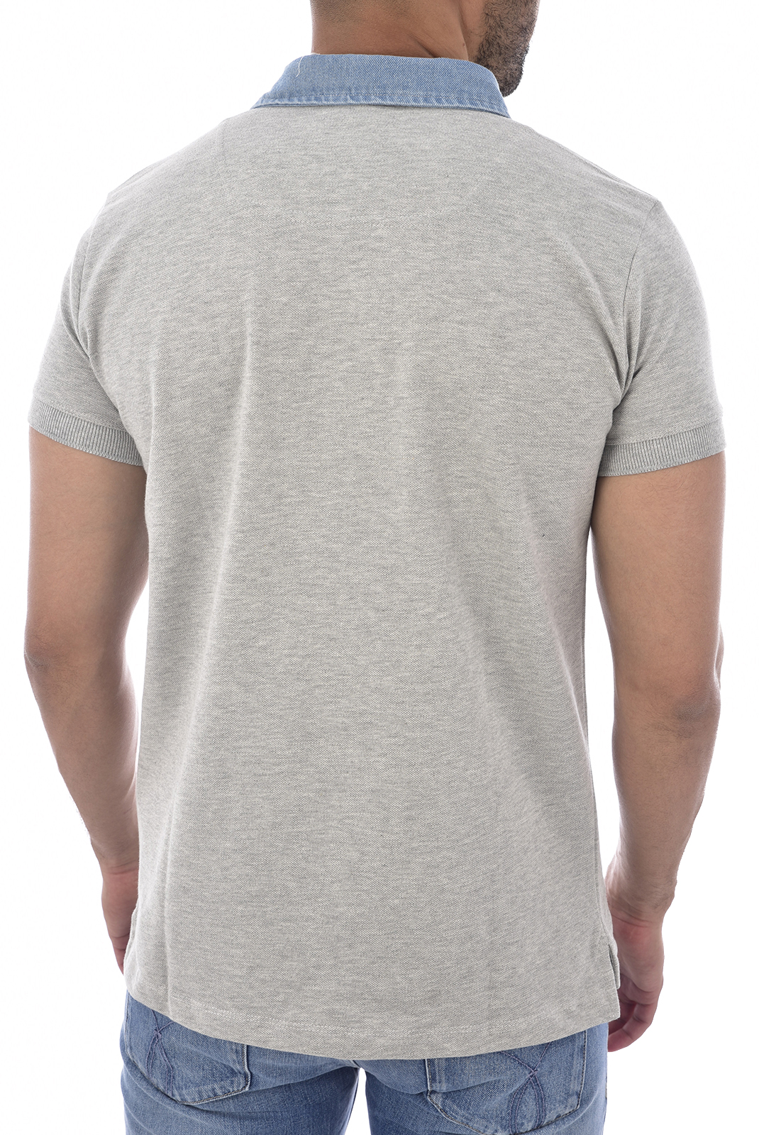 Polo gris stretch pour homme - Diesel Fri