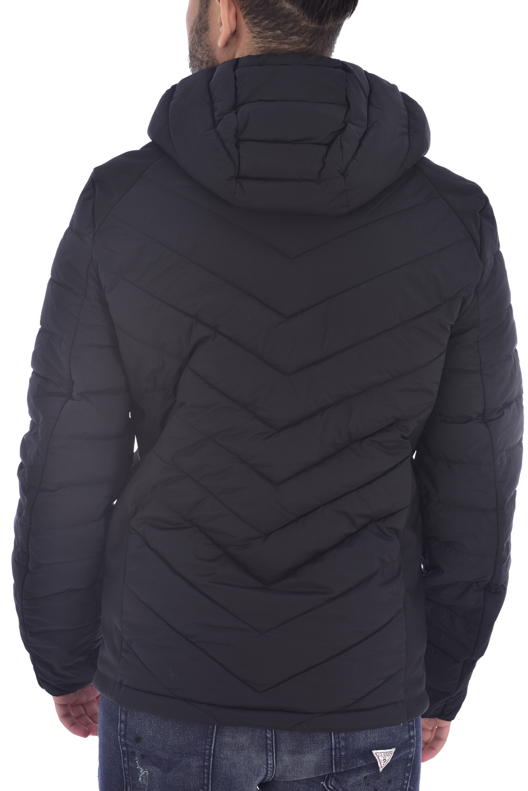  Doudoune Noir Regular Fit M1bl43 We790 Guess