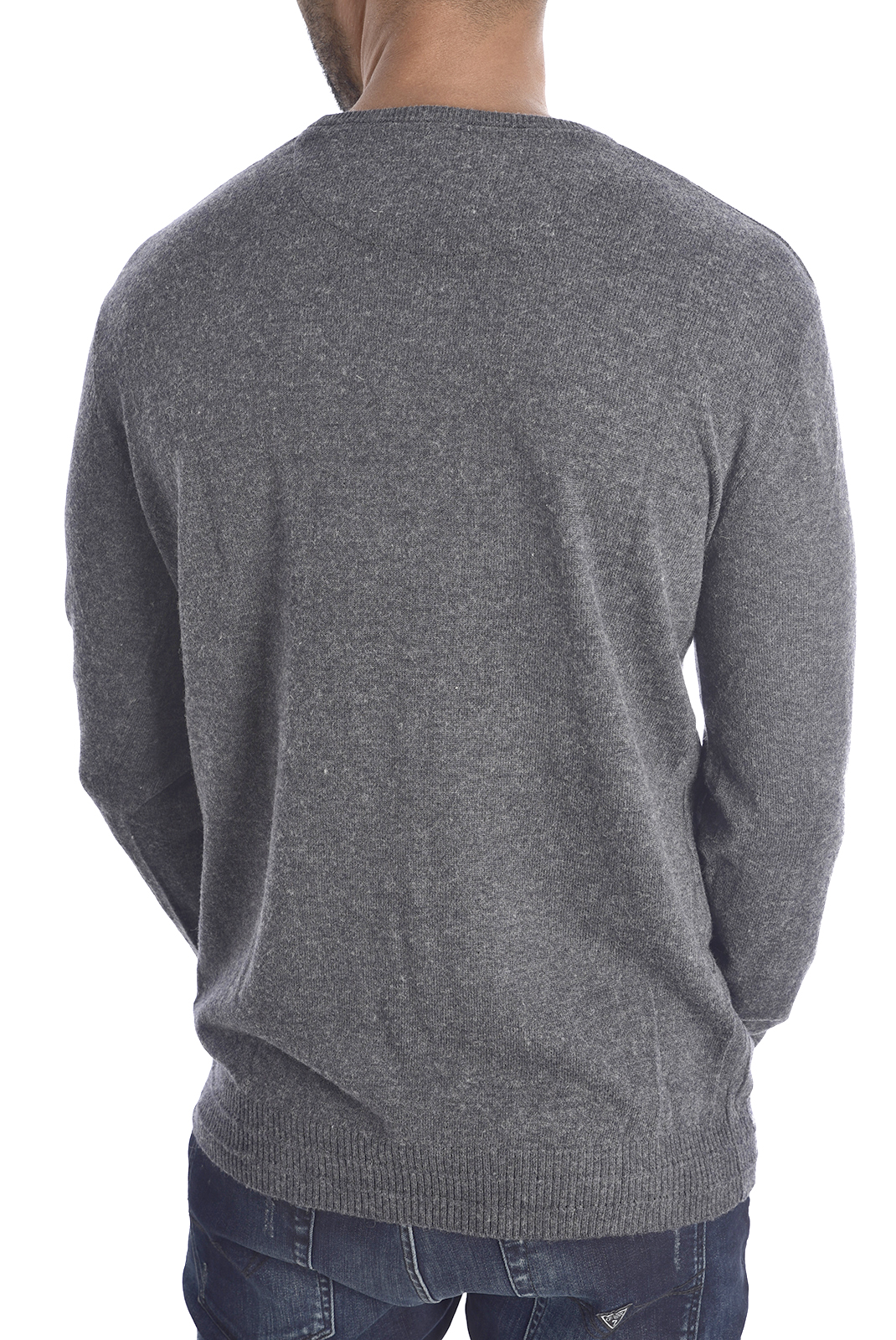 Pull gris manches longues homme - Guess M94r52