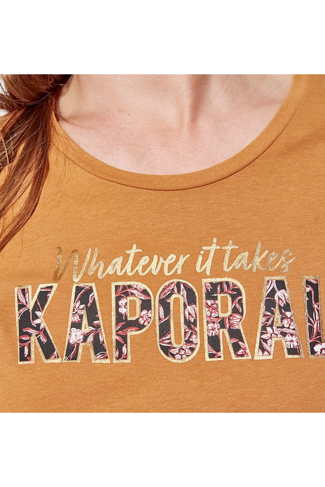 T-shirt ambre col rond Kaporal - Penin