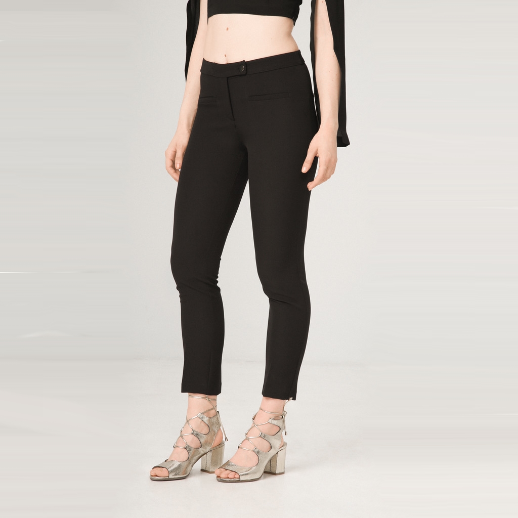 Pantalon noir regular - Fontana 2.0 Annabella 