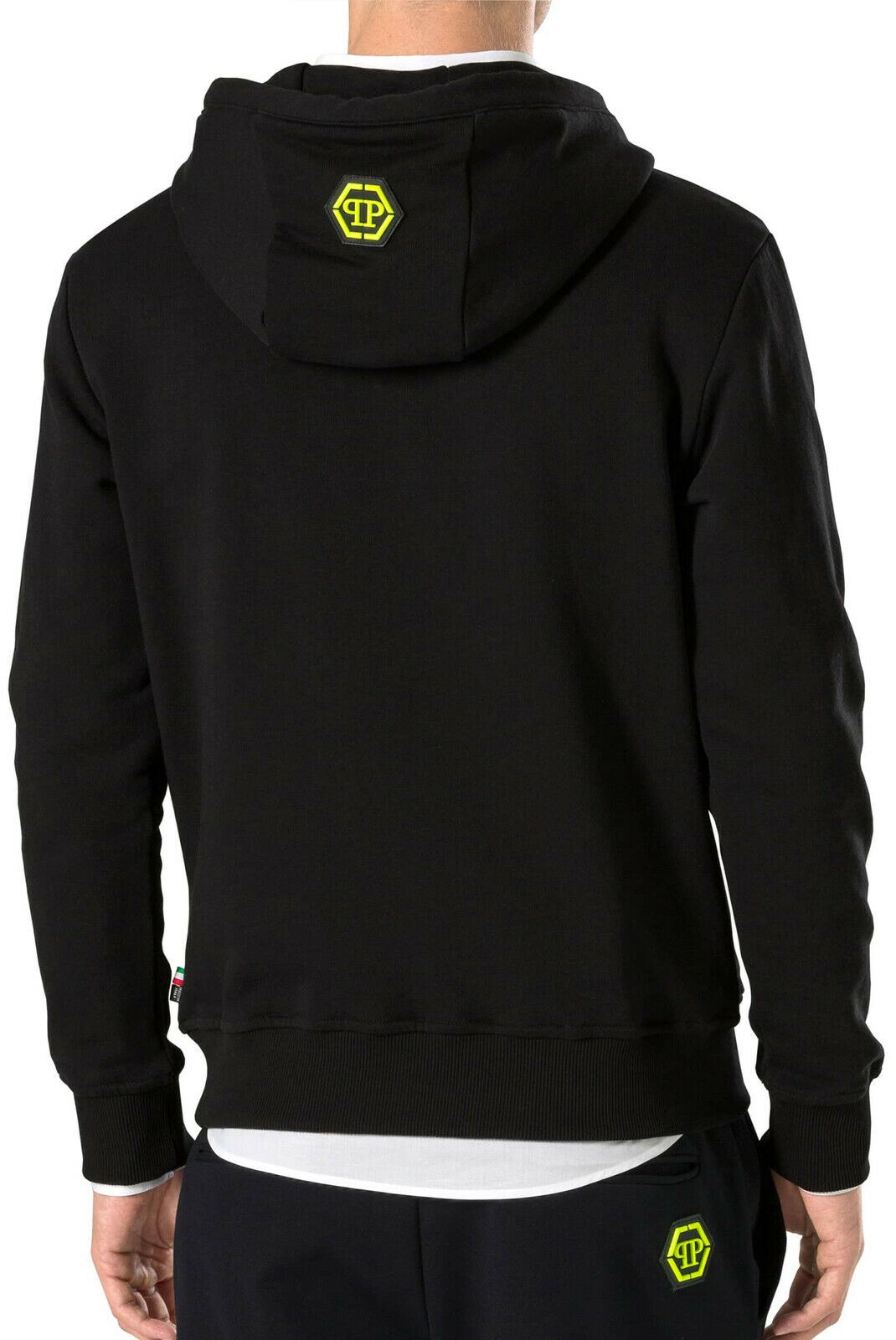 Philipp Plein Sweat Noir À Capuche Mjb0311 Just A Dream 