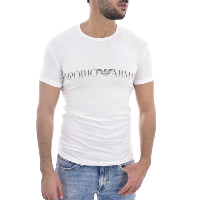 Emporio Armani Tee-shirt Blanc À Manches Courtes 111035 9a516