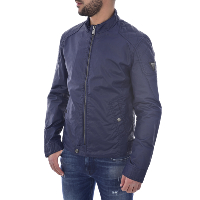 Veste bleu effet enduit homme - Guess M92l19