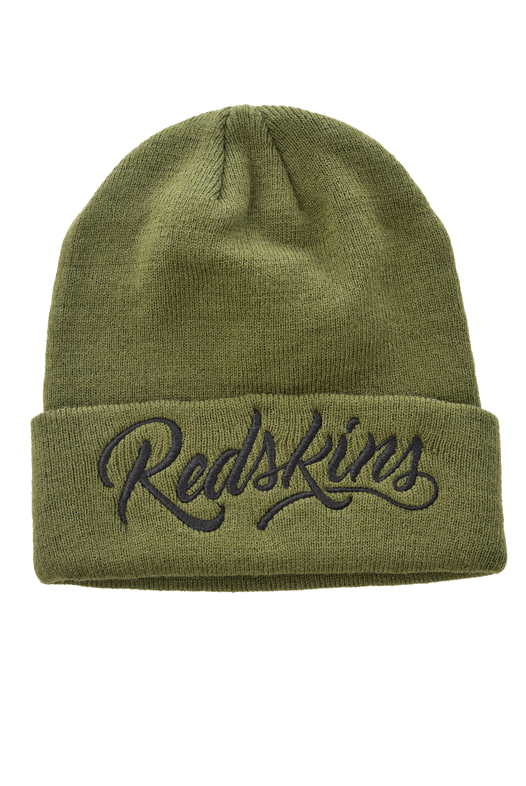 Redskins Bonnet Kaki Avec Revers Brodé Greg 