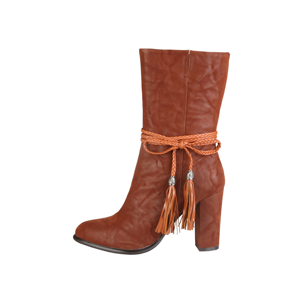 V1969 Bottines Marron Clervie À Talon