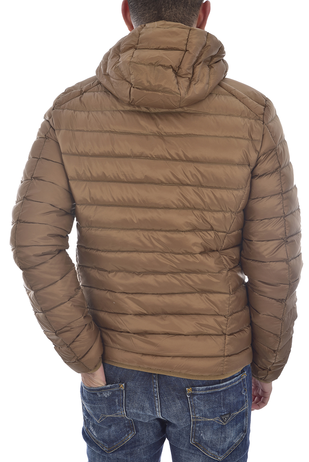 Just Over The Top Doudoune Marron En Plume Nico