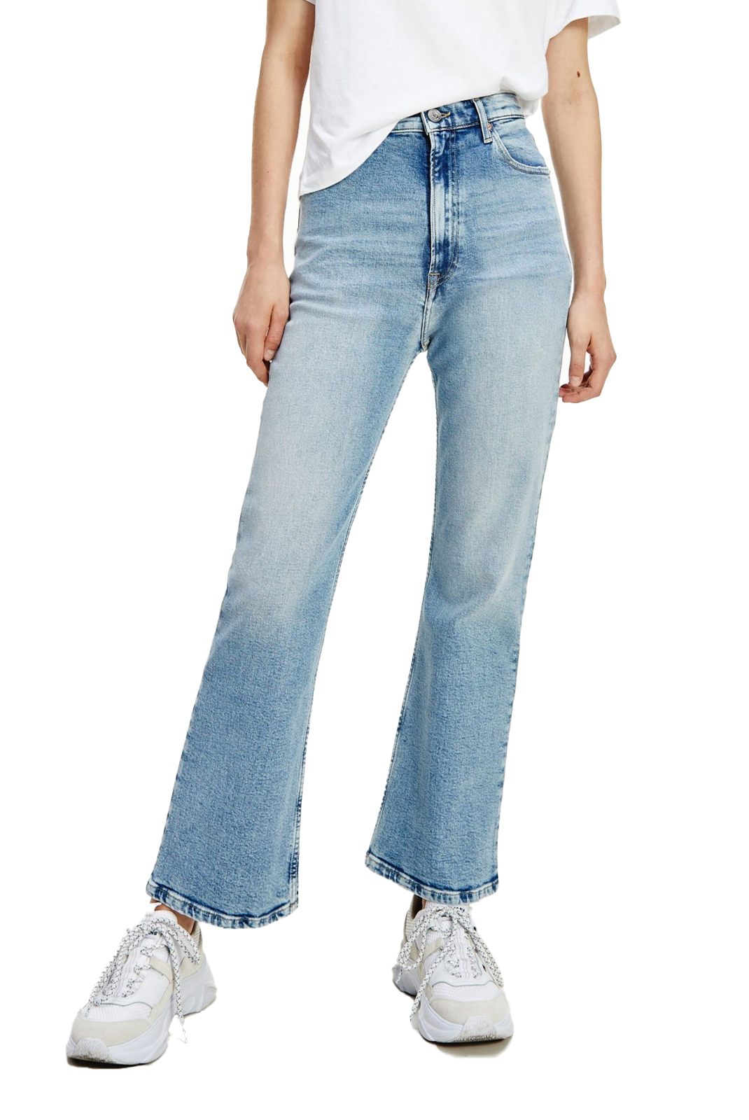 Jeans bleu harper taille haute  - Dw0dw10275 Tommy Jeans PRIX PROMO