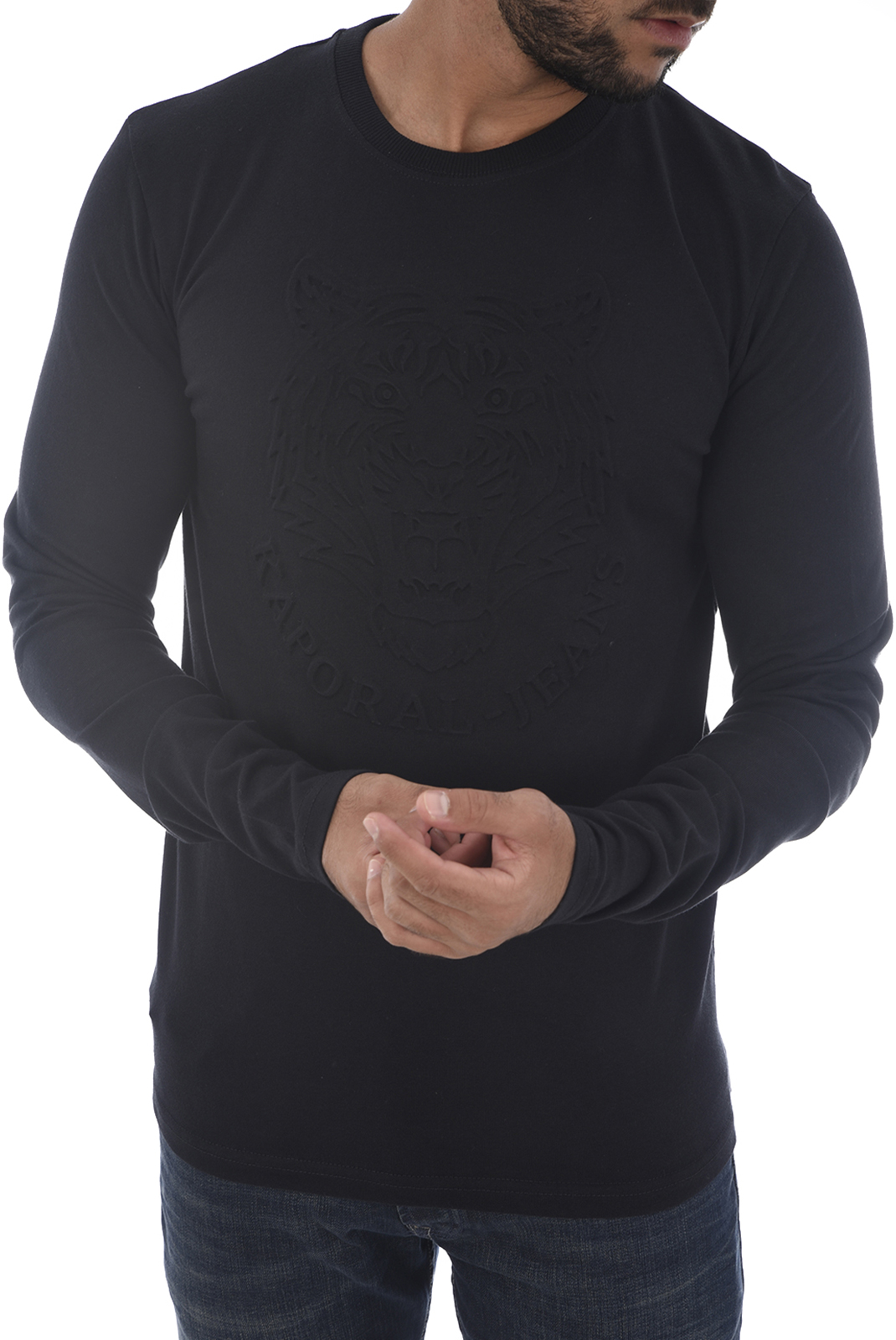 Pull noir Homme - Kaporal Etan