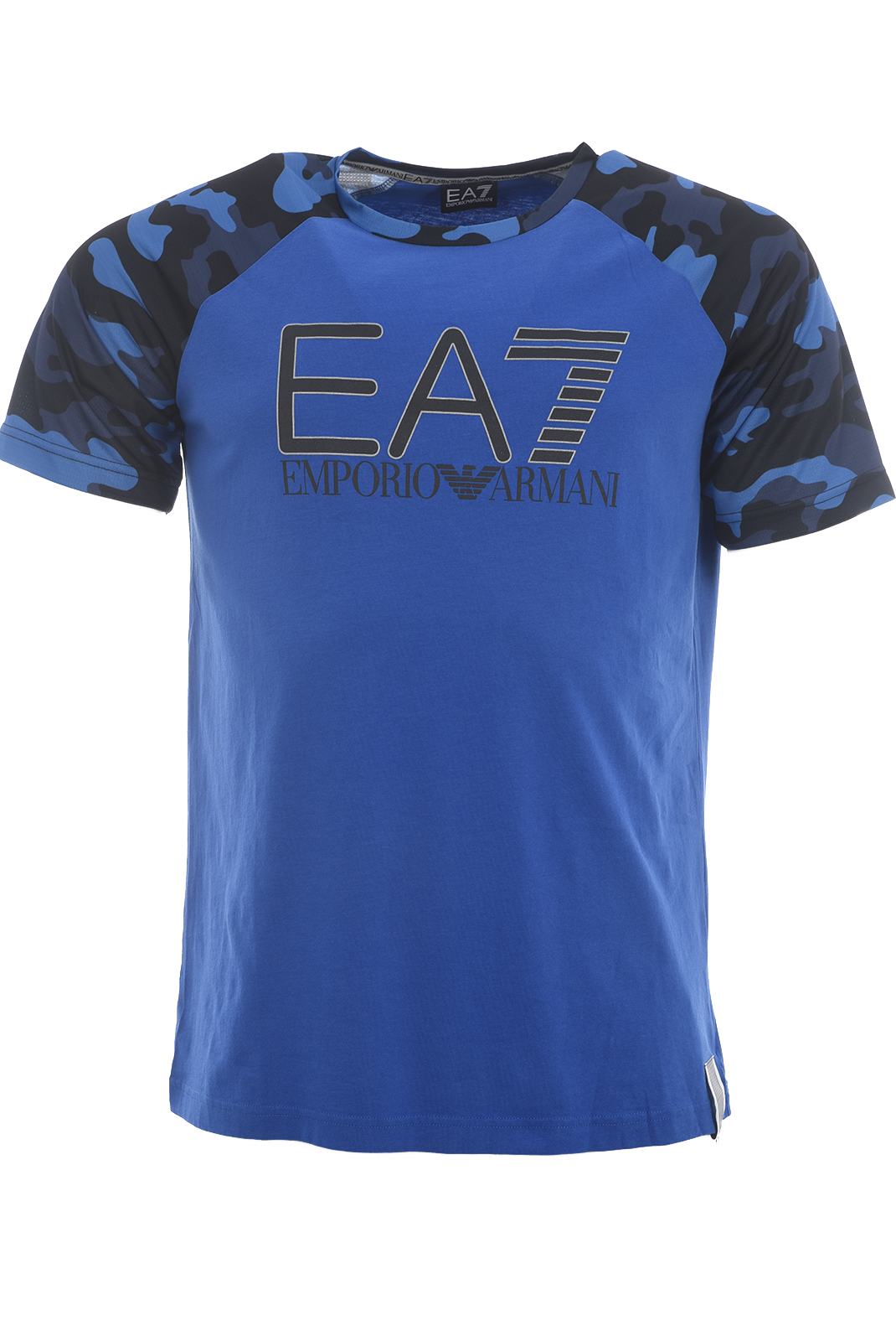 Emporio Armani Tee-shirt Bleu Royal À Manches Courtes 3ypti1 Pjd8z