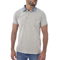 Polo gris stretch pour homme - Diesel Fri