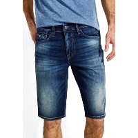 Short bleu denim taille basse pour homme Guess - M91av2