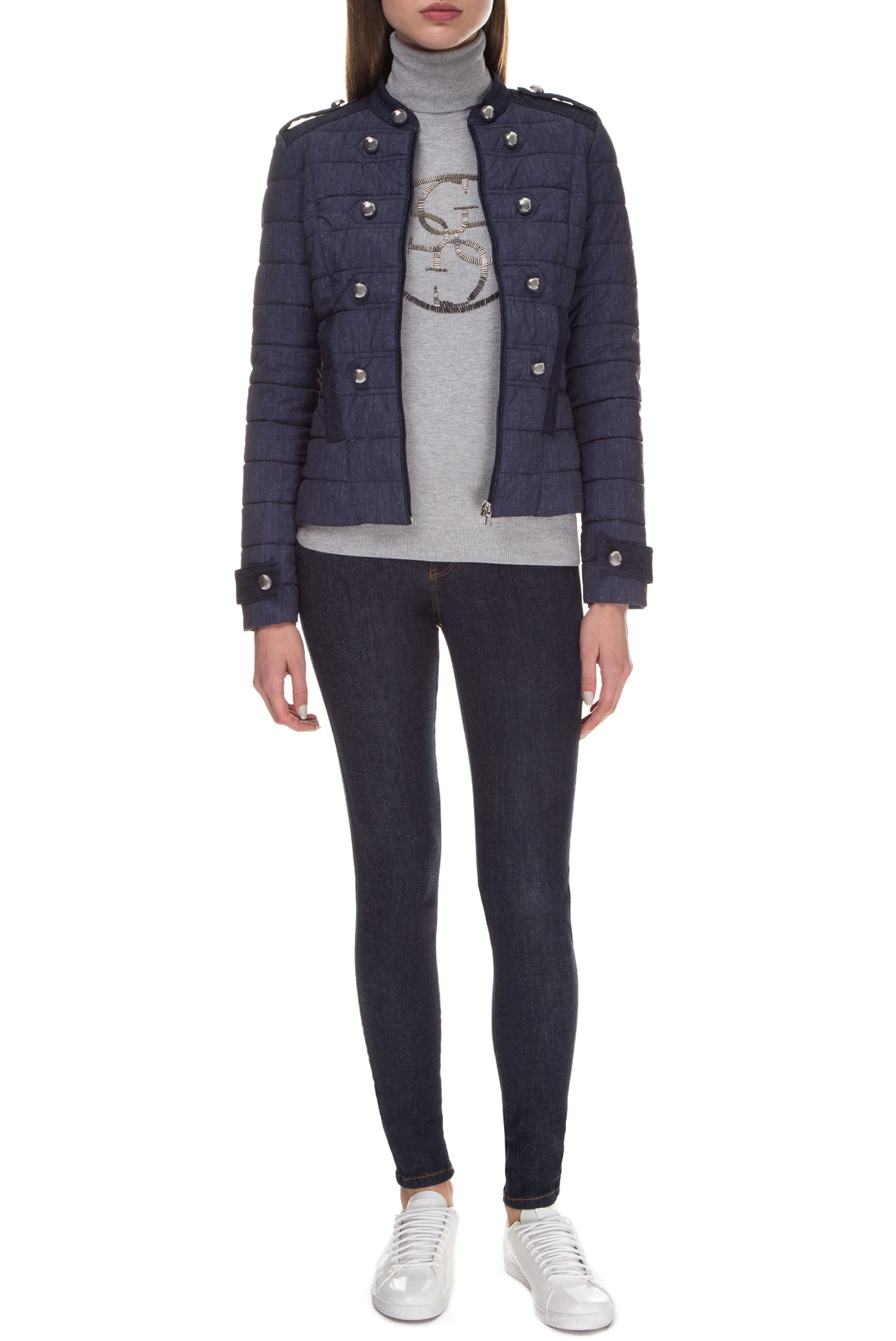 Guess Veste Bleu De Mi-saison Denim Stretch W83l36wajo0 Ernesta