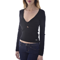 Pull noir  manches longues Guess - Alexia W0gr08