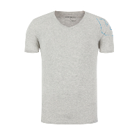 Tee-shirt gris manches courtes Emporio Armani - 111760