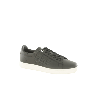 Emporio Armani Baskets Noir En Cuir Logo New Classic 248028 Cc299