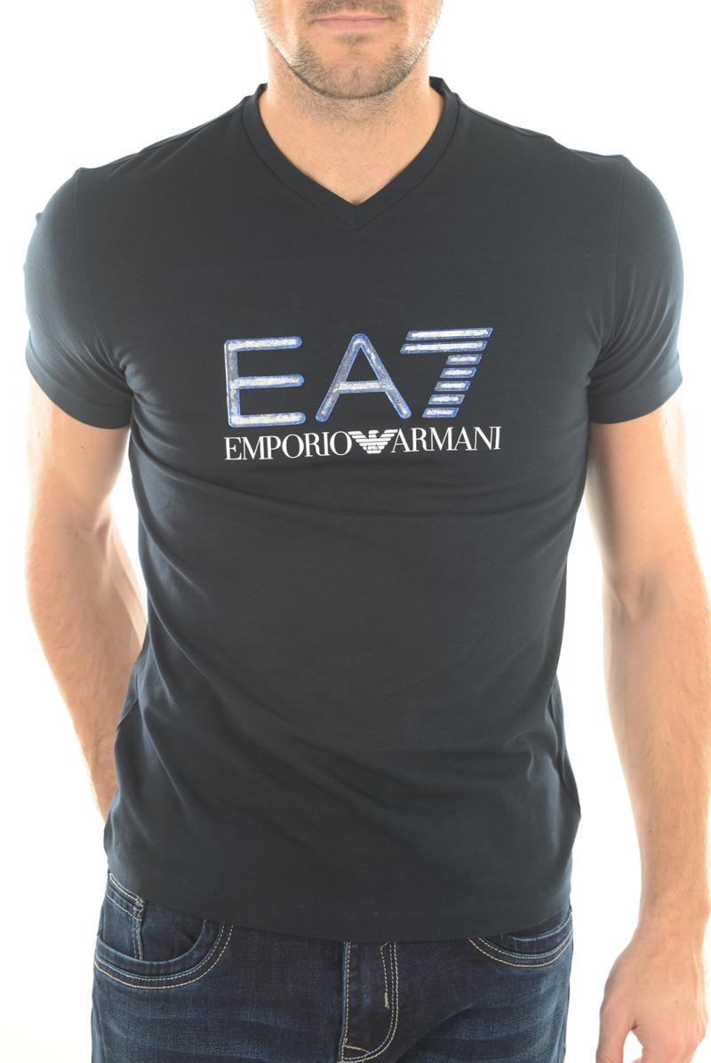 Emporio Armani Tee-shirt Bleu 273911 6p206 Pour Homme